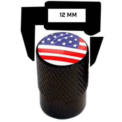 Tricktoppers Vivid Black Anodized Billet Aluminum Tire Wheel Valve Stem Dust Caps For Cars Trucks Trailers Suv's Rv's Motorcycles Bikes More (Set Of 4) Silver Metal Effect Black Widow Spider #TOP3