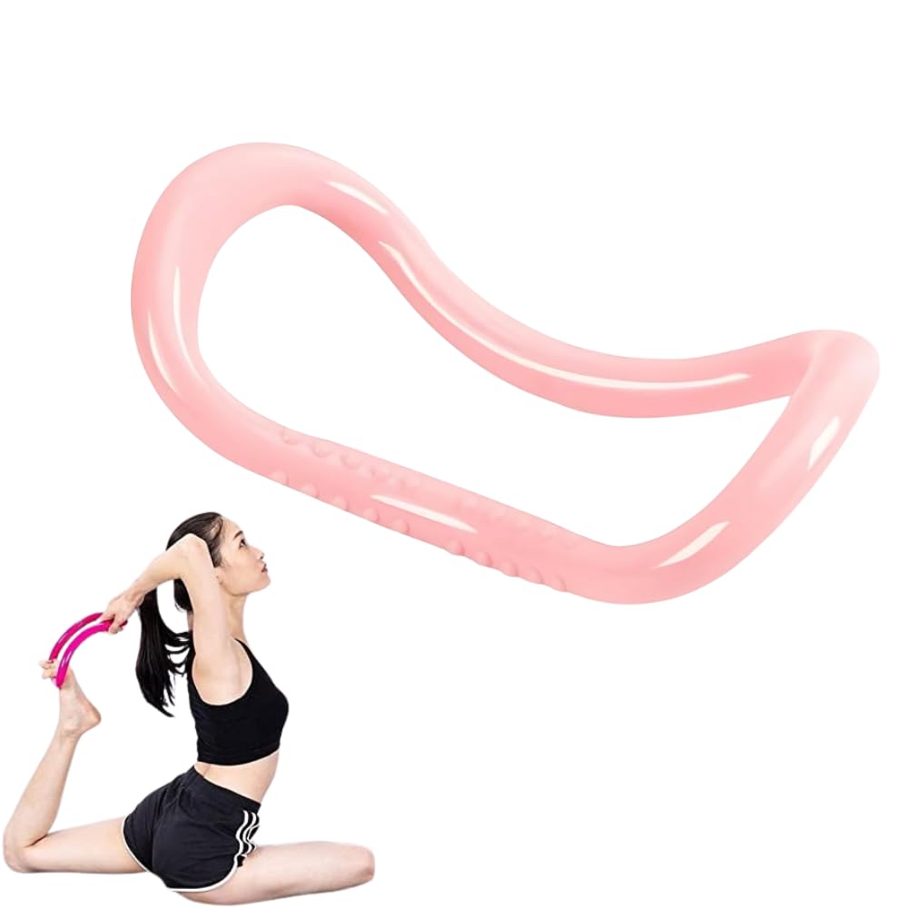 Drumstone (𝐒𝐩𝐞𝐜𝐢𝐚𝐥 𝟏𝟓 𝐘𝐞𝐚𝐫𝐬 𝐖𝐚𝐫𝐫𝐚𝐧𝐭𝐲) Yoga Pilates Ring for Full-Body Training | Flexibility, Core Strength, Back & Leg Pain Relief | Durable Non-Slip Fitness Circle-picture-26