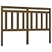 vidaXL Testiera per Letto Miele 140x4x100 cm in Legno Massello di Pino