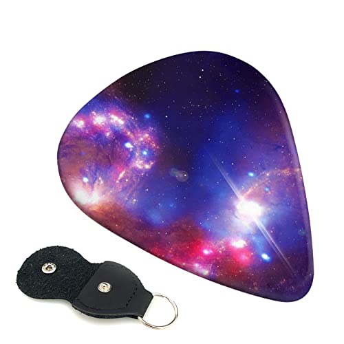 Universe Lot de 6 médiators pour guitare acoustique et électrique Motif étoiles étoilées - Les Beatles, Paul McCartney, John Lennon, RIngo Starr, George Harrison Universe Lot de 6 médiators pour guitare acoustique et électrique Motif étoiles étoilées