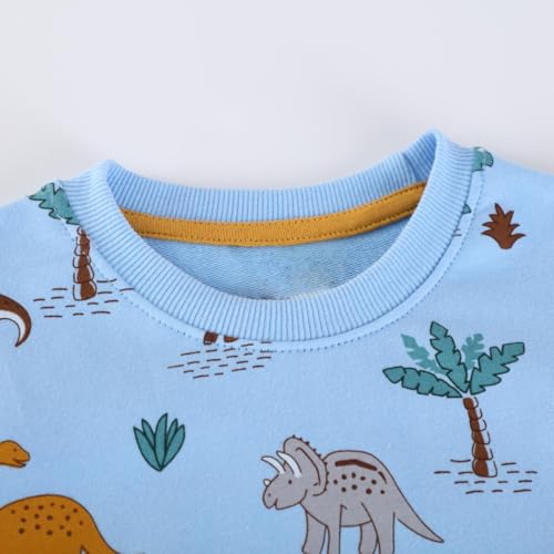 Image of Hongshilian Unisex Kids Cute Cartoon Cotton Sweater Shirt