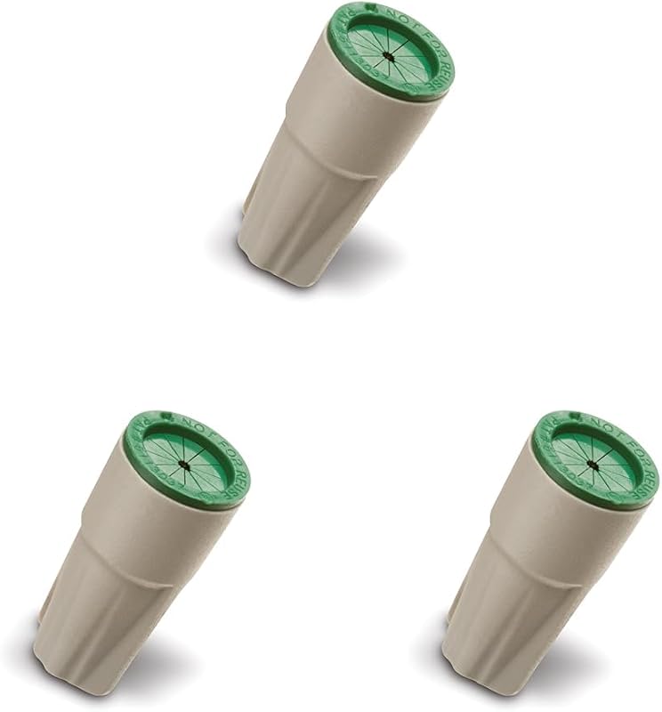 Rain Bird WPCONN10 Waterproof Grease Cap Wire Connectors, 30-Pack, Black/Green