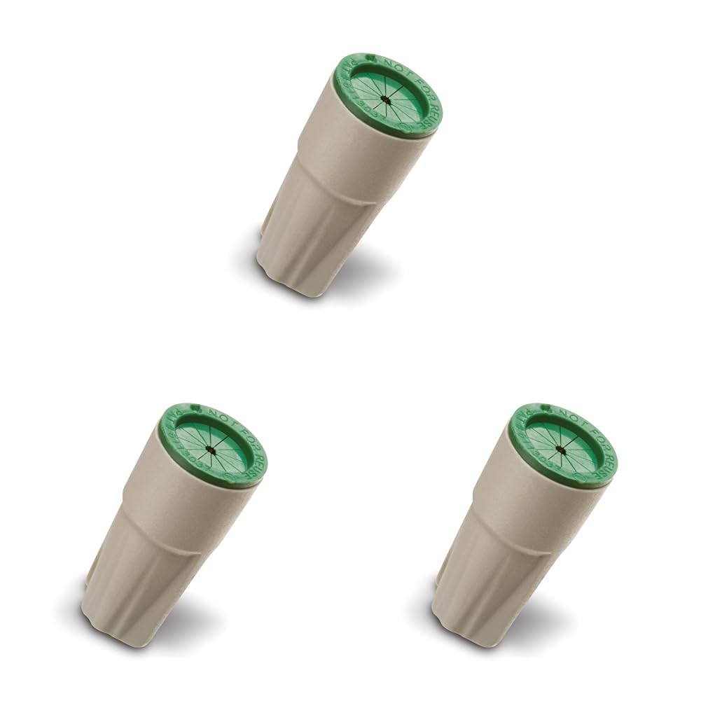 Rain Bird WPCONN10 Waterproof Grease Cap Wire Connectors, 30-Pack, Black/Green