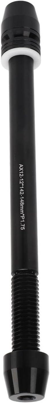 Bike Trainer Shaft Aluminum Alloy, Bike Trainer Axle for M12x142 to M12x148mm Hub, High Strength Bike Trainer Thru Axle, 2 Section Design Cycling Thru Axle with Wrench, Compatible