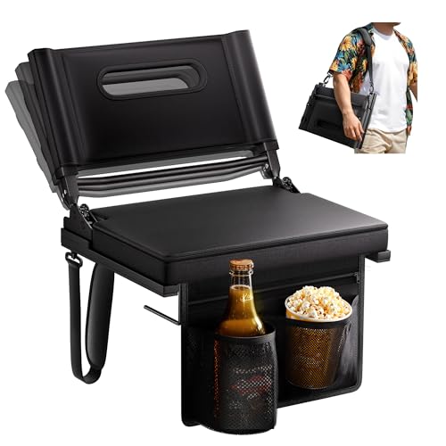 Stadium Seats with Back Support for Bleacher, Portable...