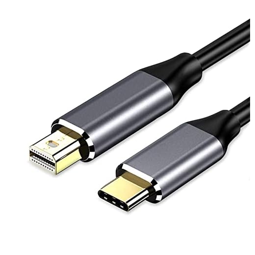 vienon USB C to Mini DisplayPort Cable, Type C(Thunderbolt 3) to Mini DisplayPort Cable 4K@60Hz Compatible with Type C MacBook Pro/Air/iMac/Mac Mini/Surface to Mini DP Monitor-6.6FT