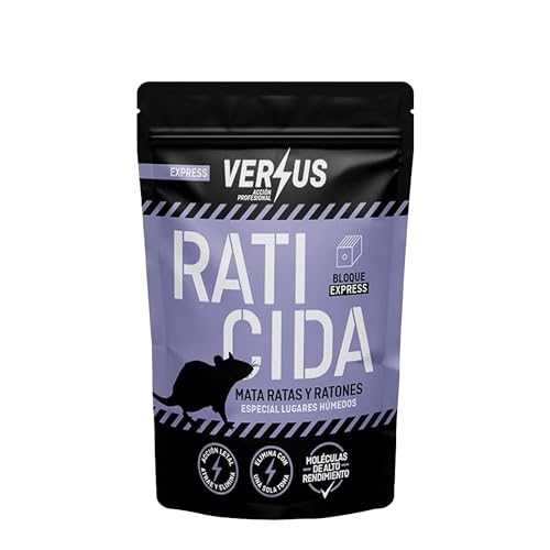 VERSUS - Raticida en Bloque 150g para Lugares Húmedos