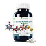Alzuro Labs Uridin Monophosphat | 250mg | 60 Vegane Kapseln | Hochdosierte Gehirn-, Gedächtnis- & Nervensystem-Unterstützung | 2-Monatsvorrat | Laborgeprüft GMP-zertifiziertes Nahrungsergänzungsmittel