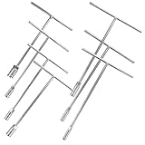 HAPINARY Chrom Vanadium T Werkzeugsatz mit 7 Verlängerungen 10mm Steckschlüssel für Fahrrad und Mechanische Reparaturen