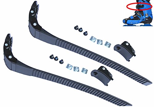 2 Pieces Replacements Inline Roller Skating Shoes Energy Strap With Screws Nuts Skates Buckles Accessory Part #TOP6