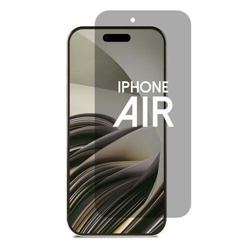 Verre trempé haut de gamme iPhone Air 6,5 pouces anti-espion et anti-lumière bleue