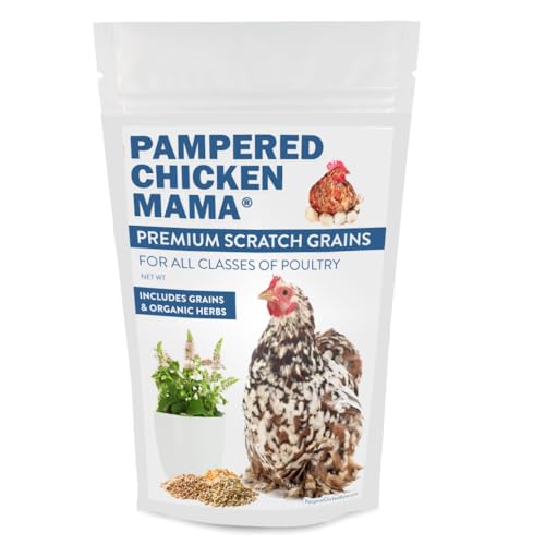 Pampered Chicken Mama Backyard Chicken Feed - Premium Chicken Scratch Treat - High Protein & High Calcium All-Natural Backyard Chicken Grower Feed Supplies for Laying Chickens (10 pounds) - Thumbnail 2