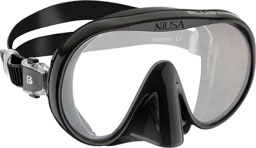 Cressi Musa Explorer Set Snorkeling Sets, Schwarz, S/M