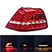 PLGQAUKN 1Pcs Car Rear Bumper Brake Lamp LED Rear Tail Light Compatible For VW Golf 7 MK7 GTI 2013-2017(Left Outside)