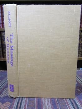 Hardcover The message of Genesis Book
