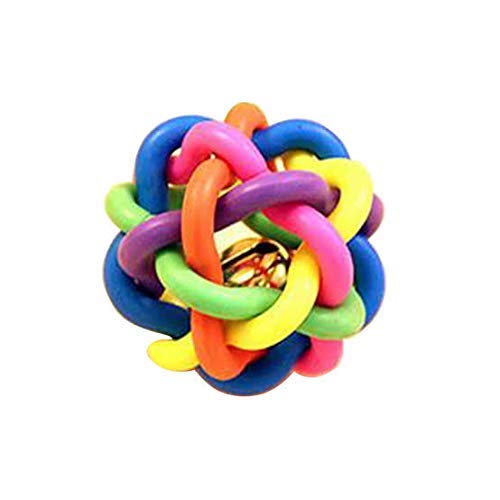 PSK PET MART Rubber Multi Colour Wire Knot Ball With Bell,For Puppy And(Pack Of 1 Pcs)Color May Very(Squeaky Toy 3) (B0BN8MCLB6) Amazon Price History, Amazon Price Tracker