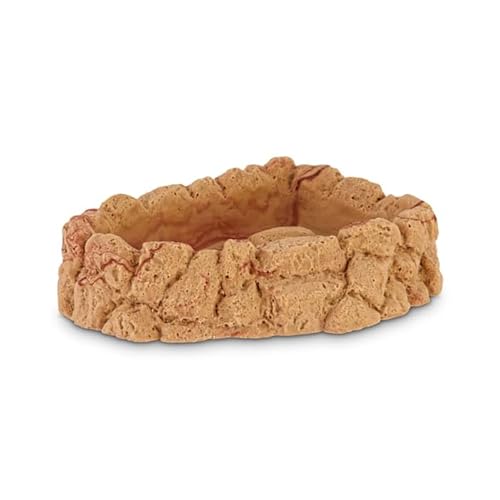 imagitarium Marbled Corner Deep Soaker Reptile Dish Large