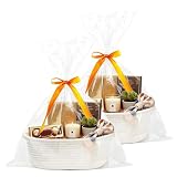 Facile da pulire e mantenere: grazie alla superficie liscia in rattan, il cesto regalo può essere pulito facilmente e rimane quindi sempre pulito e igienico. Anche con un uso regolare, il cestino vuoto può essere pulito facilmente con un panno umido, che garantisce una freschezza duratura.