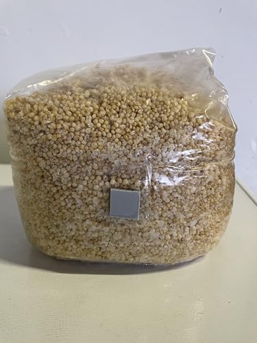 Spawn-Tek Mushroom bolsa de mijo de 3 libras con grano seleccionado para micología 3
