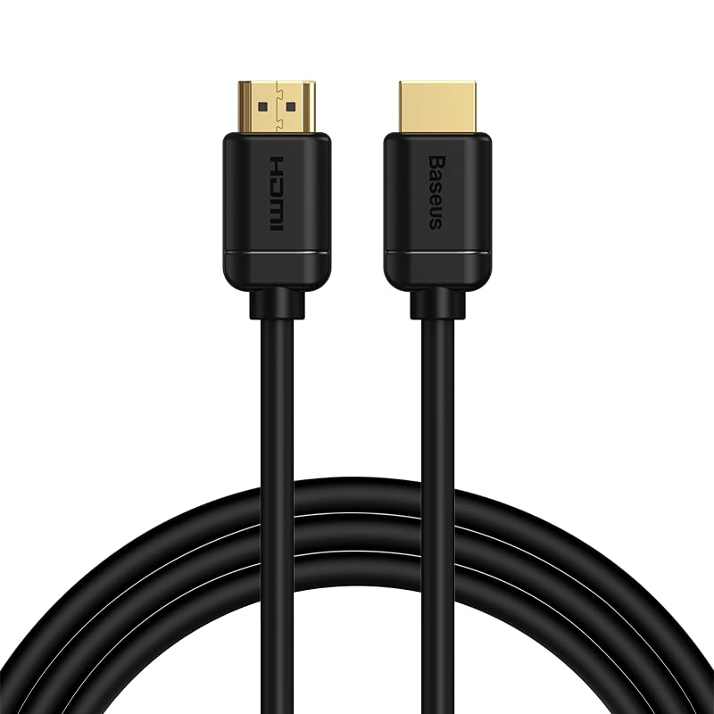 Cable HDMI Baseus de 1,8 m para solucionar pantallas negras e interferencias visuales
