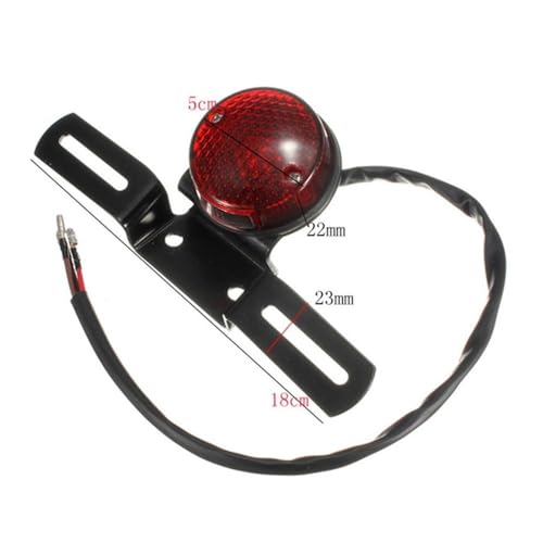 Clignotant moto 12V et feu stop arrière pour chopper ou bobber custom - 4
