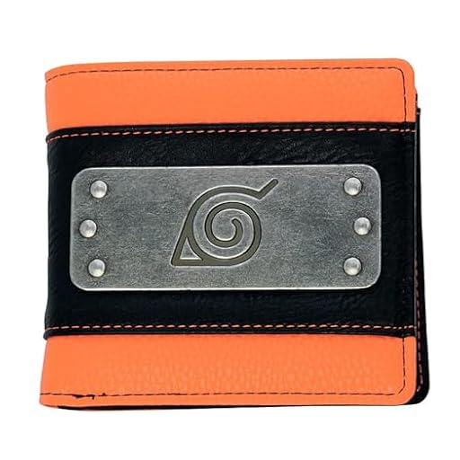 ABYSTYLE Naruto Shippuden Cartera Premium Naruto, Negro, Excepcional | Ya disponible en tu tienda friki favorita! En mundofriki.es!