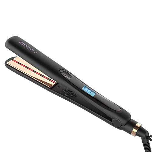 Prizm 2 in 1 Infrared Professional Hair Straightener and Curler, 1.25 Inch Ceramic