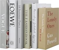 6 PCS Mode gefälschte Bücher, dekorative Bücher für Hausdekor, Hardcover Display Bücher für Couchtische/Regale, Lagerung Buch für Haus Dekor Bücherregal Couchtisch Display Regale