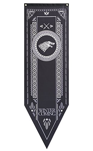Preisvergleich Produktbild KeySmart GoT Banner 45x145cm Haus Stark von Winterfell