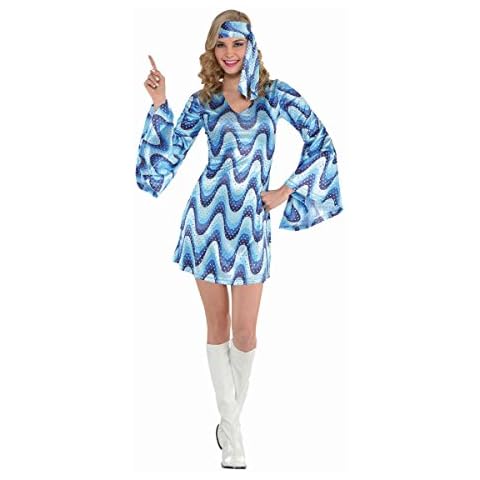 amscan 847828-55 60s 70s Disco Costume Cover