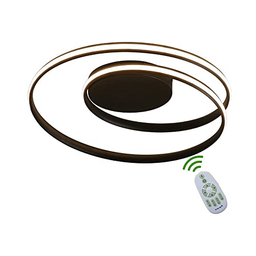 Plafonnier LED dimmable 43W en métal et acrylique avec blanc ajustable