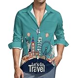 Chemises à manches longues pour homme : ces chemises d'automne pour homme sont parfaites pour le printemps, l'automne et une utilisation quotidienne. Convient pour divers environnements tels que les rendez-vous, le shopping, la maison, le bureau, les fêtes du week-end, les vacances et les activités de plein air, ce qui en fait un choix idéal pour les chemises à manches longues pour homme