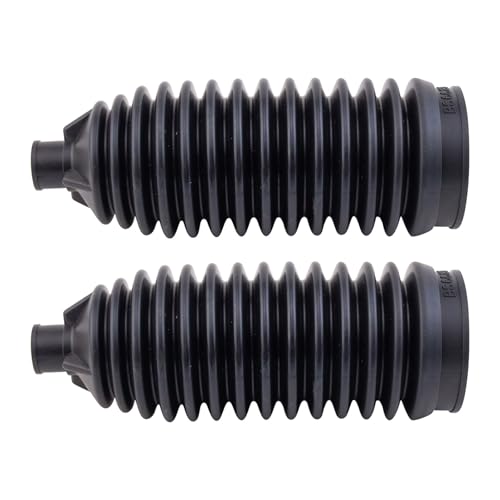 TRQ Front Steering Rack & Pinion Bellow Set Driver & Passenger Side Compatible with 07-12 Acura 07-11 Honda 07-17 Hyundai INFINITI 06-13 Kia 09-12 Nissan