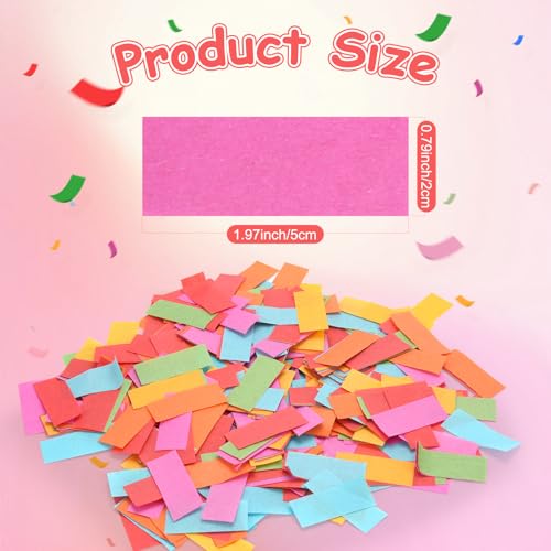 Image of 2.2 lb Multicolor Confetti Paper (Pack of 2)
