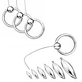 NAIXBTY SM Edelstahl Bullet-Harnröhre Dilator Masturbator Urethral Plug mit Fingerring Penis Plug Harnröhren Dilatatoren Ejakulation Verzögerung Prostate Massager Sexspielzeug für Männer (M)