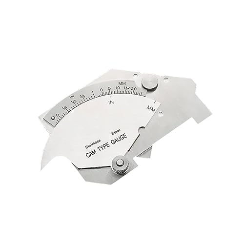 Miniatura 9 de Juego de medidor de soldadura incluye calibre tipo leva y calibre de soldadura de filete y calibre de comprobación de porosidad y calados y calibre