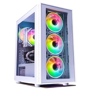 NOVATECH Phantom 2.0 Prebuilt Gaming PC Desktop Computer – RTX 3050 – Intel i7 Xeon 3.5GHz – 16GB RAM – 512GB M.2 SSD WiFi/BT, Win 11 Pro – Gaming Computer Tower, Pre Built PC Gaming – 1 Year Warranty