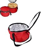 Construction de haute qualité: Construit pour durer, ce sac isolé est fabriqué à partir de tissu Oxford robuste et de coton PE, offrant à la fois une durabilité et une isolation efficace. Les matériaux de haute qualité garantissent que votre nourriture reste à la bonne température pendant le transport, qu'il s'agisse d'un plat chaud ou d'une salade froide. La construction fiable permet une utilisation à long terme, ce qui en fait un accessoire incontournable pour chaque cuisine.