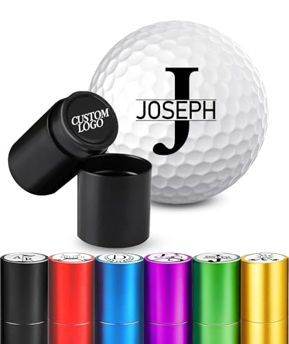 Artstars Custom Golf Ball Stamp, Personalized Golf Ball Marker Stamp, Waterproof Golf Ball Stamper with Monogram Logo Design, Golf Accessories Customized Golf Gifts (Style-01)