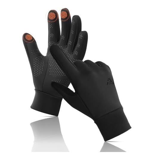 Aerynx Winter Gloves Women Men Cold Weather Thermal Warm Touch Screen 3-Layers Liner Glove, Windproof for Running, Cycling, Biking, Hiking, Driving, Walking, Typing, Sports Shooting, Gaming X2
