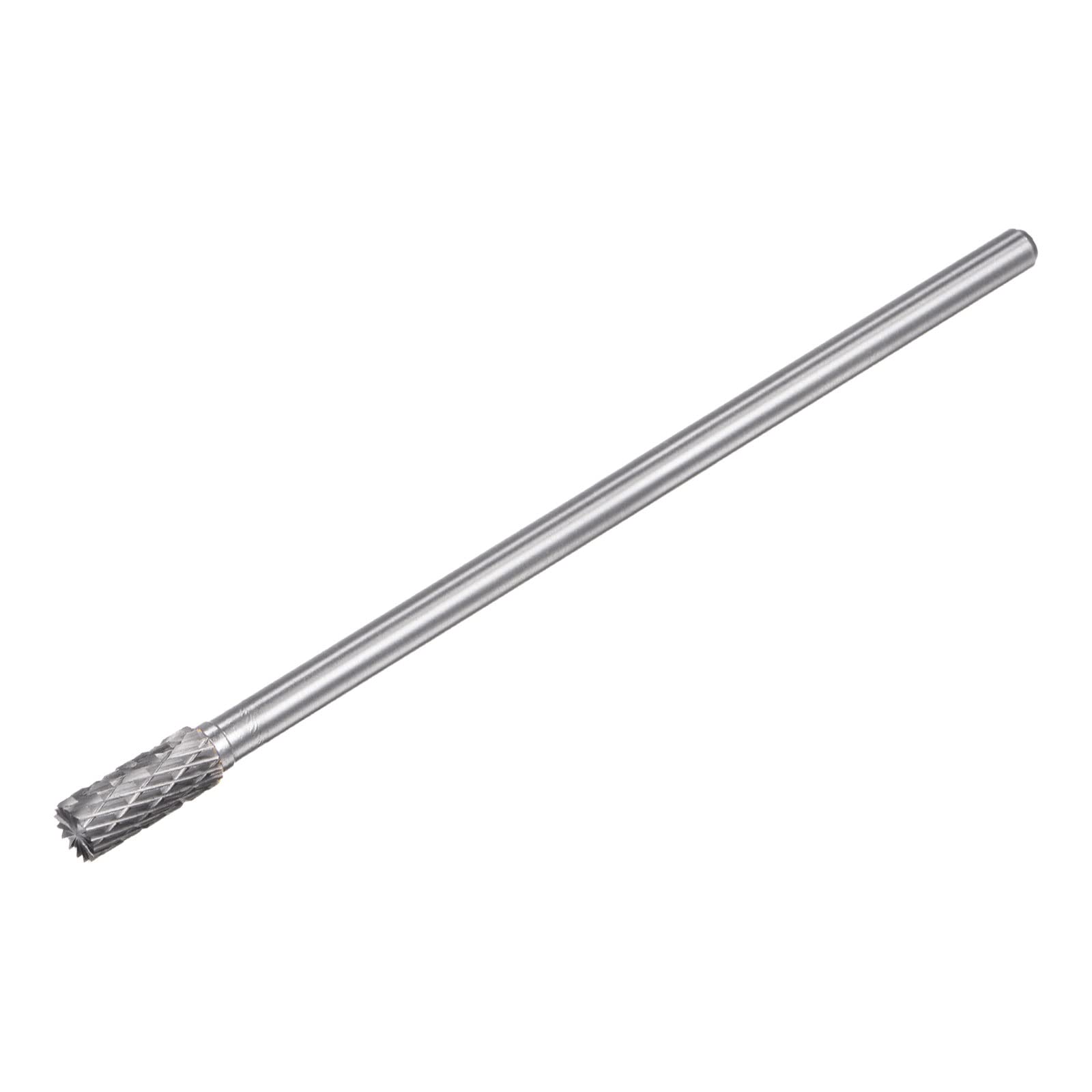 sourcing map Hartmetall Frässtifte 8mm, Länge 150mm Doppeltes Muster Fräser 6mm Runder Griff für Holzschneiden, Bohren, Polieren, Zylinder