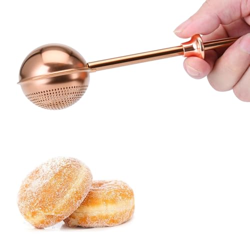 image for HULISEN Flour Duster for Baking, One-Handed Operation, 304 Stainless S