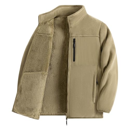 Chaqueta de forro polar térmico y abrigo grueso de invierno para protegerse del clima frío