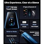 GEEKVAPE Wenax Q Ultra Kit Intégré 1300mah Batterie Avec 3ml q Pod Cartouche 0.4/0.8ohm Vaporisateur De Cigarette Écran Tactile Pleine Grandeur De 2,51 Pouces Sans Nicotine (Argent dépoli)