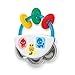 Baby Einstein Tiny Tambourine Musical Toy & Rattle, BPA Free, Take Along, Age 3 Months+