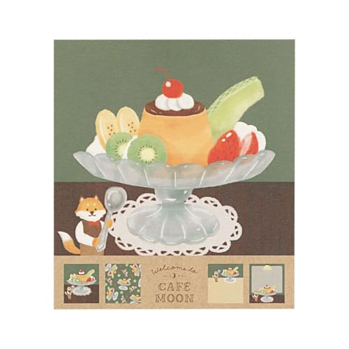 Amazon.co.jp: カフェムーン メモパッド【プリンアラモード】メモ メモ