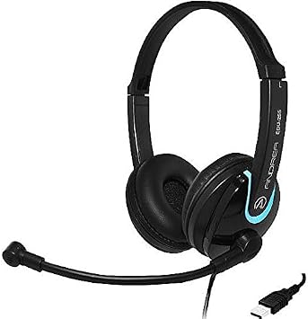 Andrea EDU-255 USB On-Ear Stereo Headset