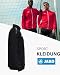 JAKO Polyesterjacke One Unisex, schwarz, XL