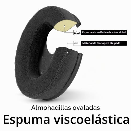 Almohadillas de espuma con memoria Brainwavz para auriculares AKG Sony y Philips 4