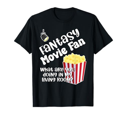 Family Movie Cinema Fans Popcorn Lovers of All Genres T-Shirt